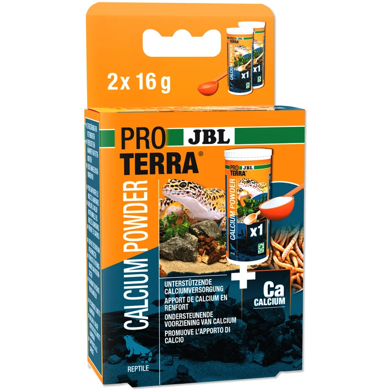 ProTerra JBL Calcium Powder - Complément alimentaire de minéraux pour tous reptiles