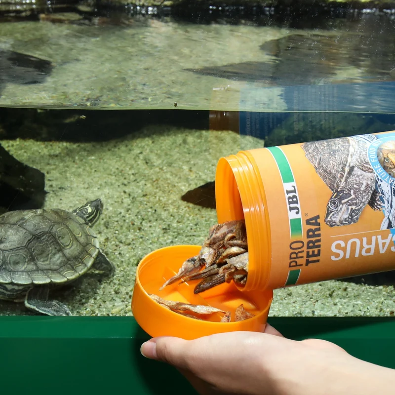 ProTerra JBL Pescarus - Friandises à base de poissons entiers et de crevettes pour toutes les cistudes et tortues d'eau