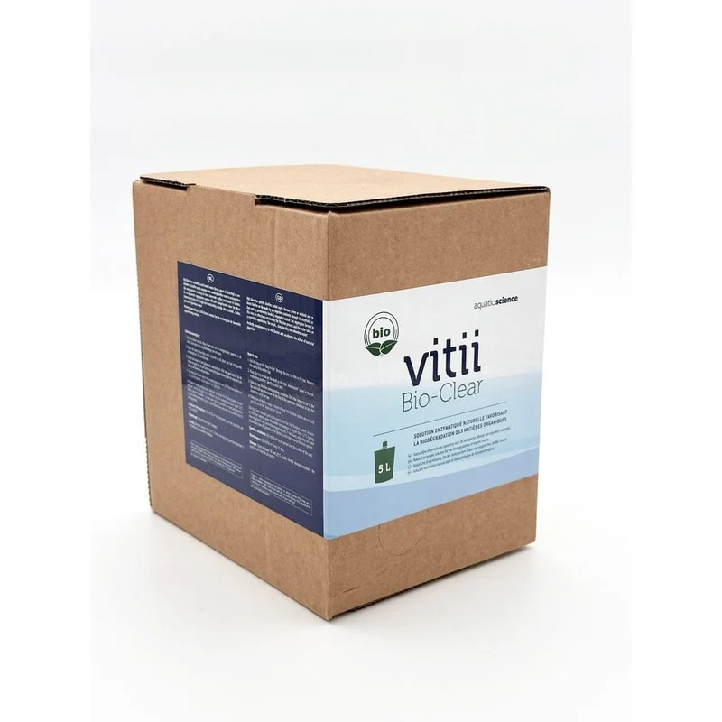 Vitii Bio-Clear 5L - Floculant et biodégradation Enzymatique des piscines naturelles
