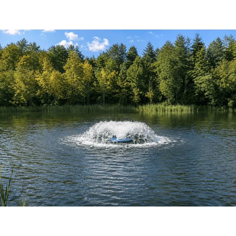 Aérateur de surface haute performance pour étang naturel - Aquitechnics - Émulseur pour étang