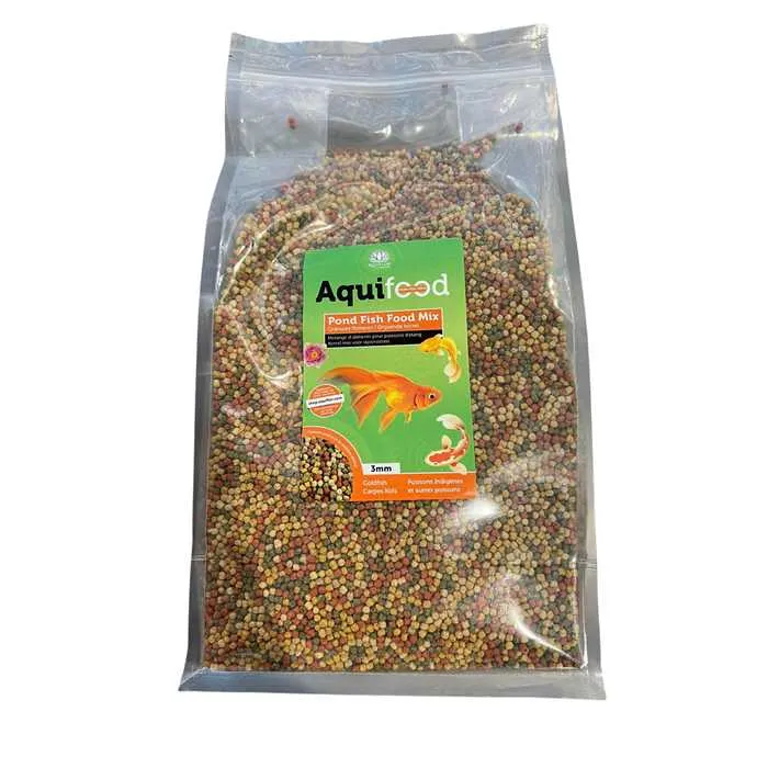Aquifood Pond Fish Food Mix - Goldfish Floating - 3MM - 1,8KG
