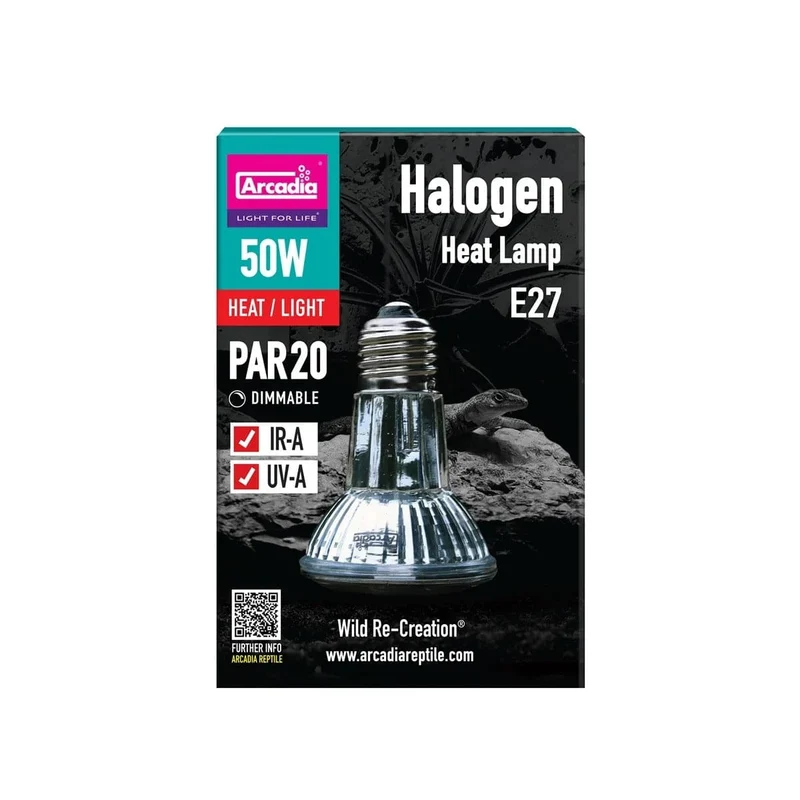ARCADIA HALOGEN BASKING SPOT (E27) 50 WATT