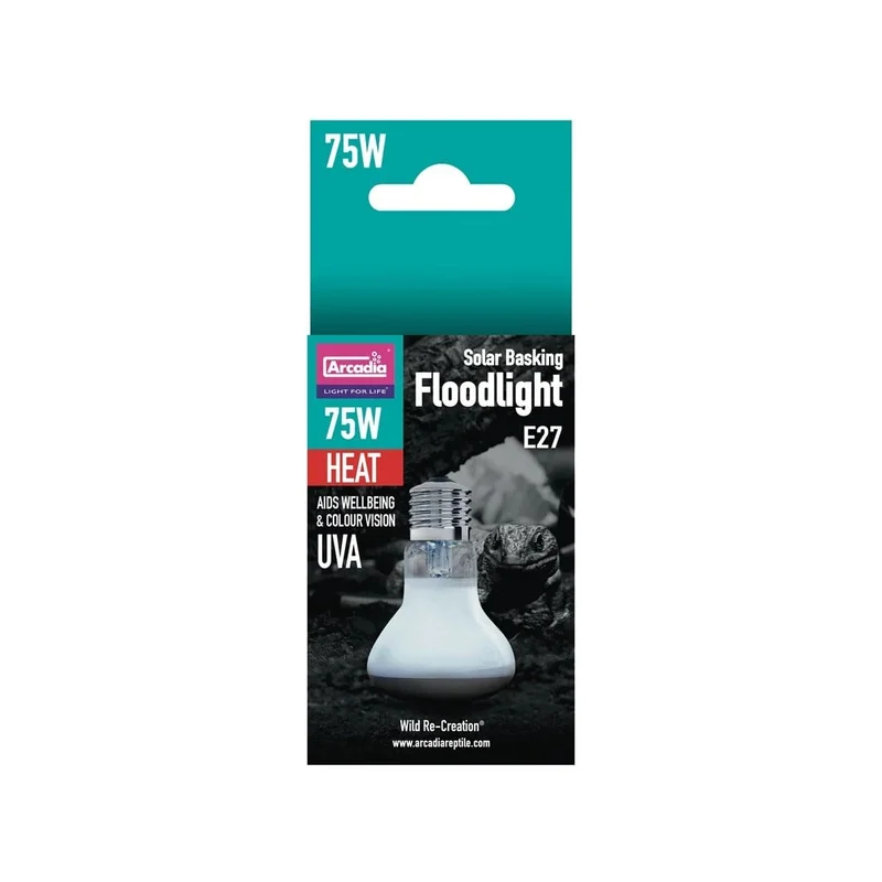 ARCADIA SOLAR BASKING FLOODLIGHT 75 WATT