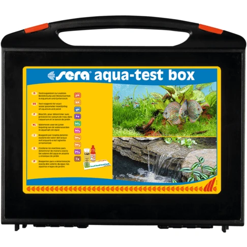 Sera Aqua Test Box (+Cu) - Une valise de tests pour étangs, aquariums et bassins
