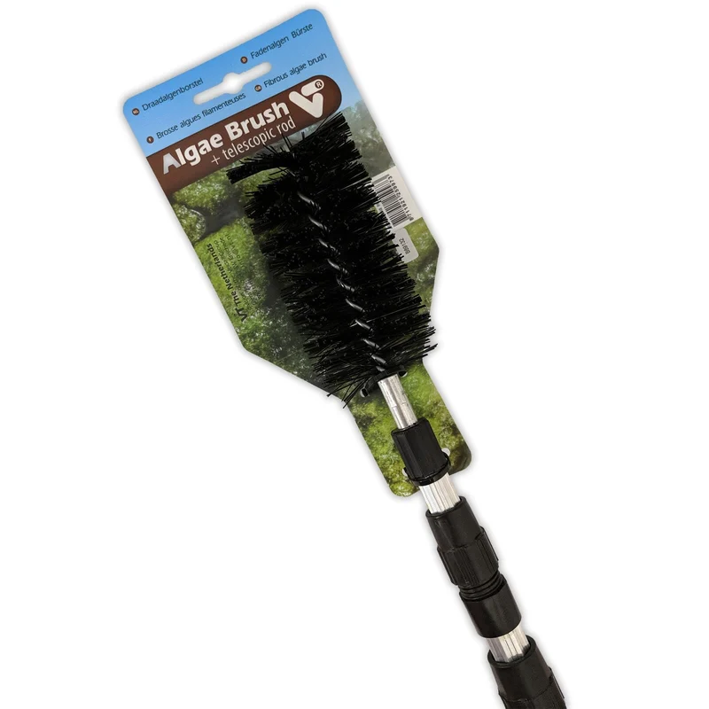 Brosse télescopique anti-algues filamenteuses pour bassin & étang – 51 à 151 cm | Algae Brush