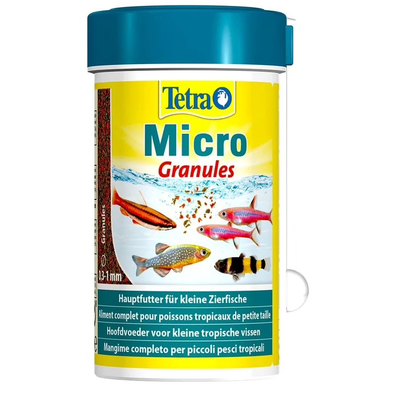 Micro granules 100ml/45g - Aliment complet pour poissons tropicaux