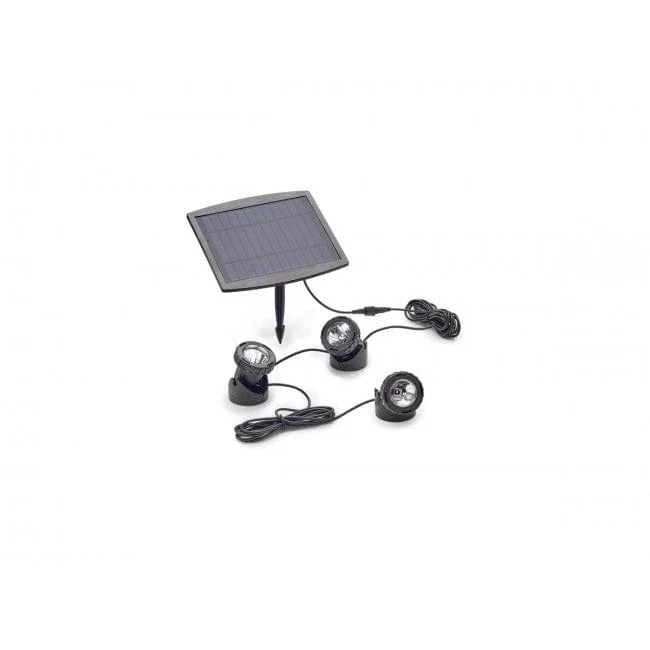 PondoSolar LED Set 3 - Kit d‘éclairage solaire avec trois spots à LED - Pontec