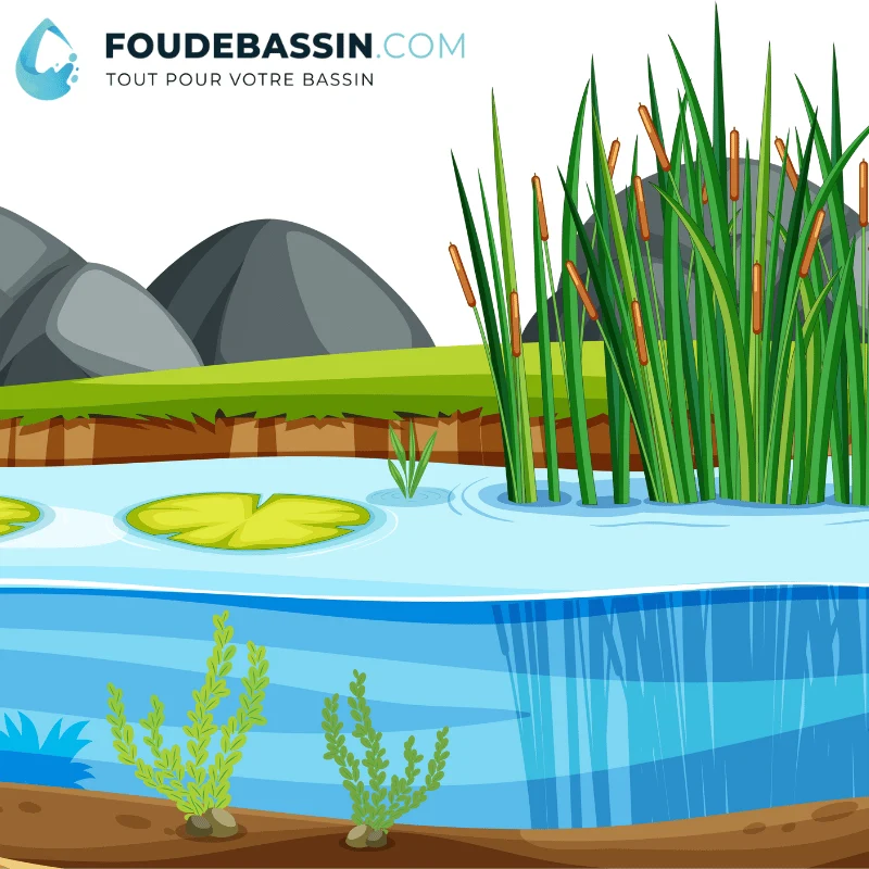 Pack de plantes aquatiques - 70 plantes pour bassins jusqu'à 5000 litres