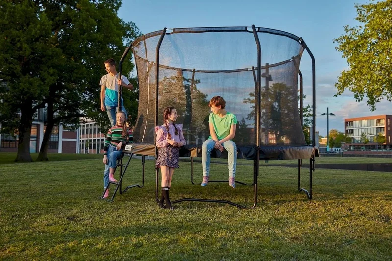 Salta Premium Black Edition trampoline - Ø 396 cm - Zwart