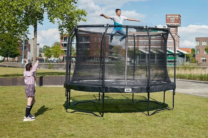Salta Premium Black Edition trampoline - Ø 396 cm - Zwart