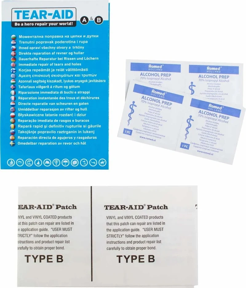 Tear-Aid reparatieset type B voor PVC en Vinyl