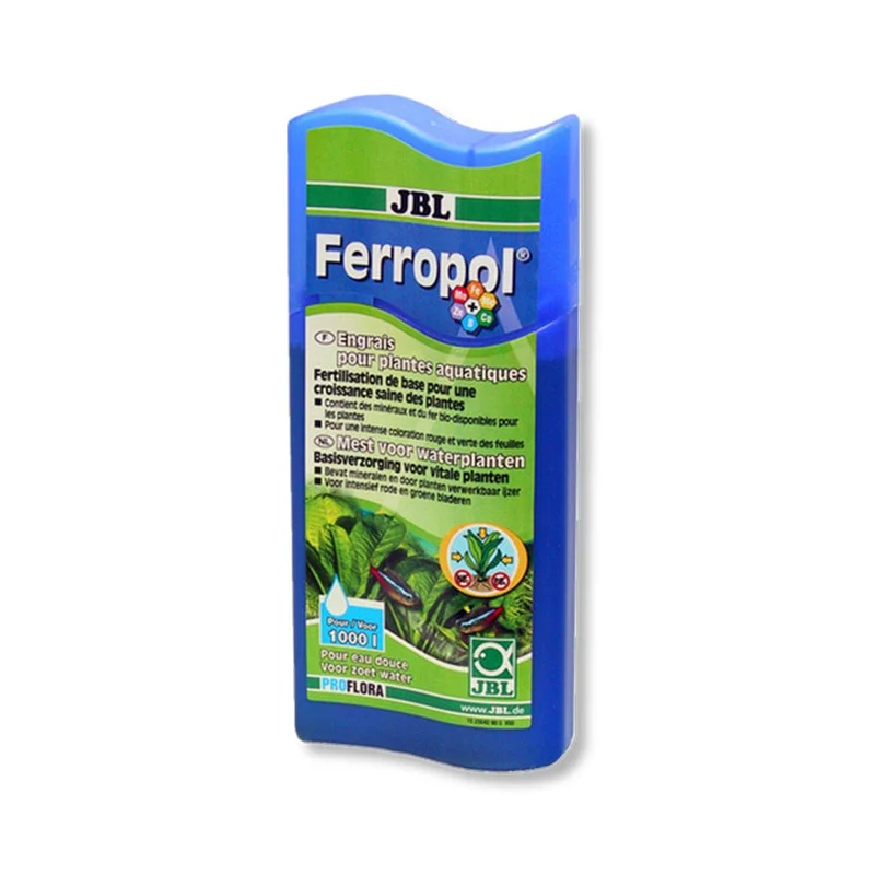 JBL Ferropol 250 ML - Fertilisant pour plantes en aquarium d'eau douce