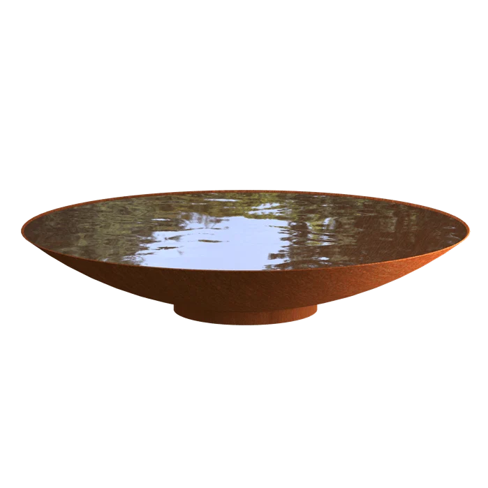 Bol d'eau en acier corten 200 x 31CM