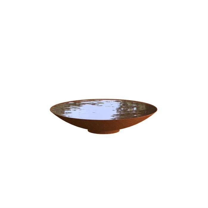 Bol d'eau en acier corten 100 x 21CM