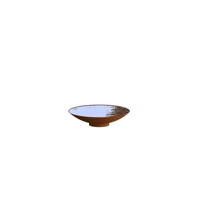 Bol d'eau en acier corten 60 x 14CM