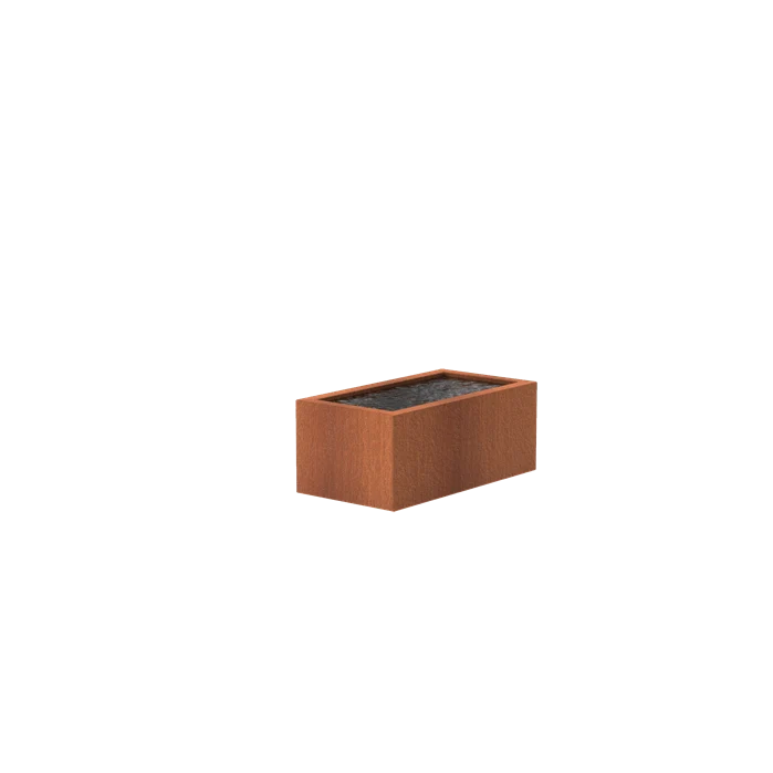 Bassin en acier corten 150 x 80 x 60CM - 7200L