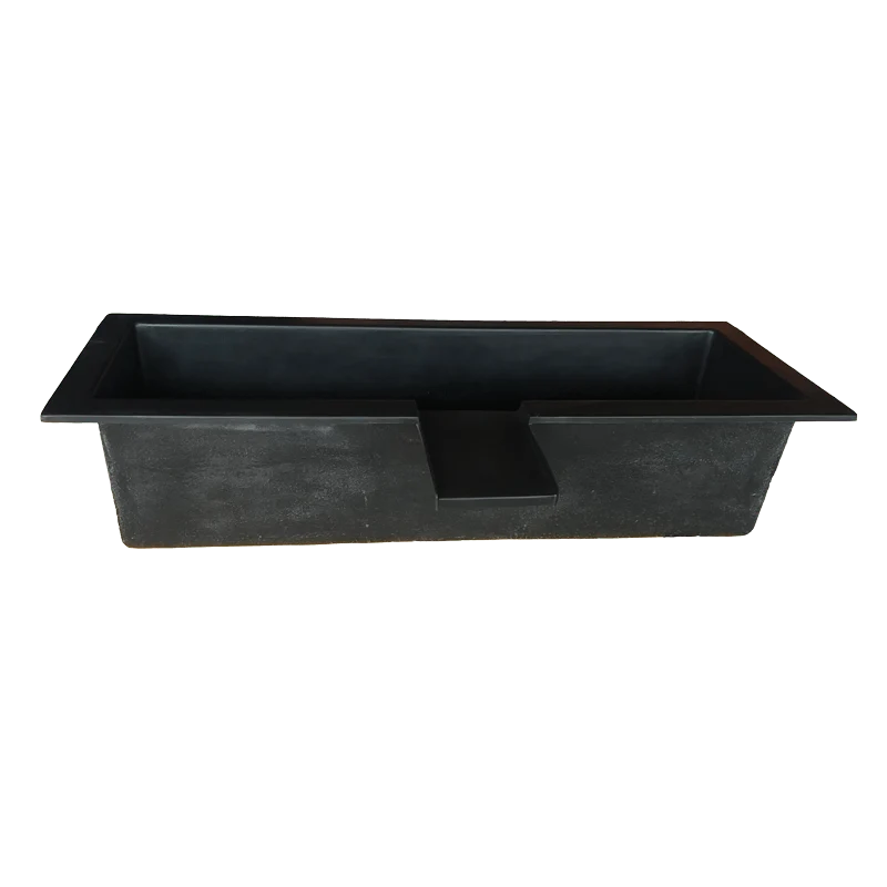 Bassin avec lame d’eau 220 x 80 x 50CM - Polyester - 880L