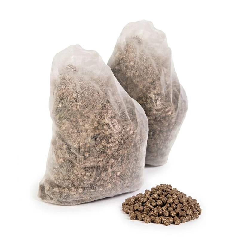 Pack de 5 Aquipond Eco AlgControl - 5kg (max 25M³) paillette de paille d'orge / Orge 100% naturelle pour traiter les algues