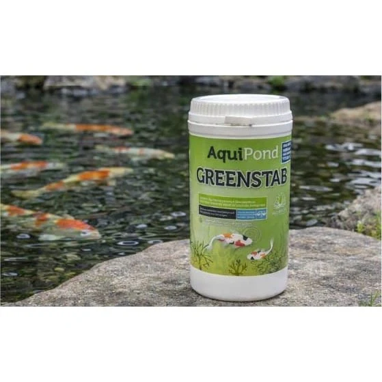 Aquipond Greenstab - Traitement naturel contre les algues du bassin (même en hiver)