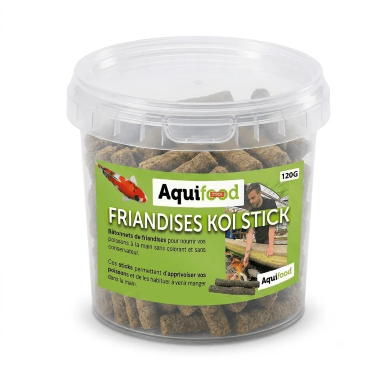Aquifood Koï Stick Friandises pour carpes koïs Aquifood - 120G