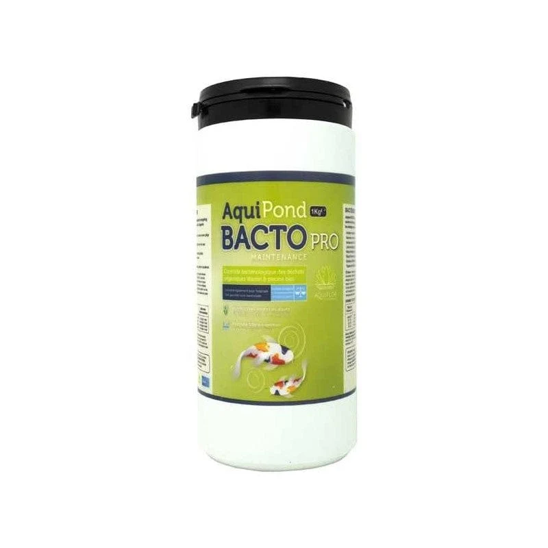 Aquipond Bacto Maintenance Pro – 1Kg - Traite jusqu'à 200M³ - Bactéries de Maintenance Ultra concentrées