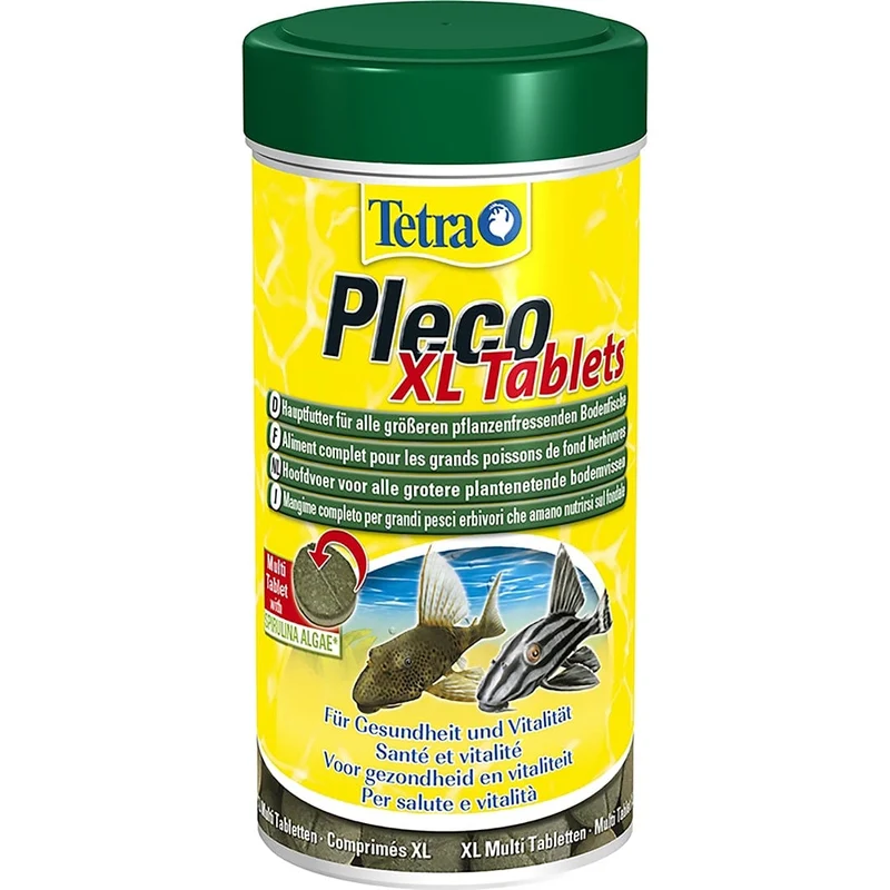 Pleco xl tablettes XL - 133 TABLETTES - Aliments complet pour les grands poissons de fond herbivores