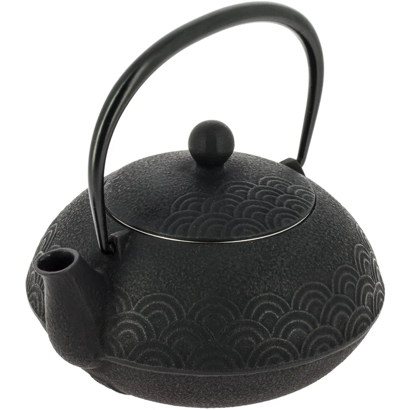 Théière Iwachu Seigaiha Noire - 650 ml