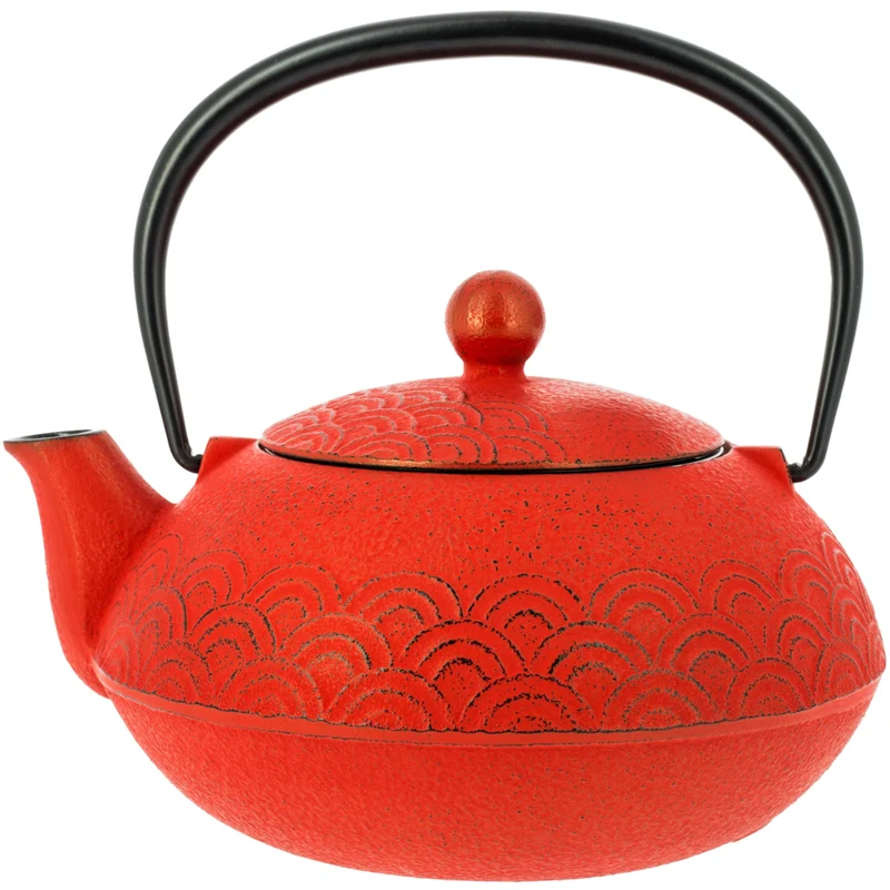Tetera Iwachu Seigaiha Roja - 650 ml