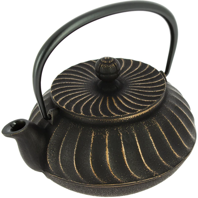 Théière Iwachu Nami Noir-Doré - 650 ml
