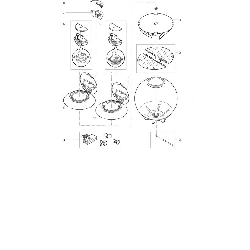 Pièces détachées pour biOrb Air 60 blanc