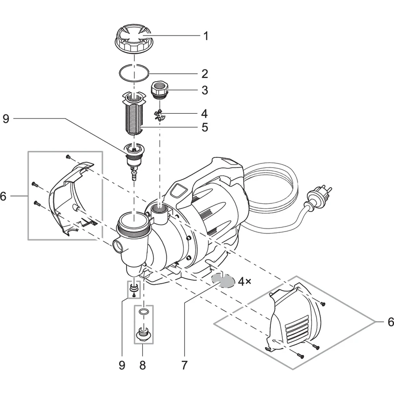 Pièces détachées pour ProMax Garden Automatic 4000
