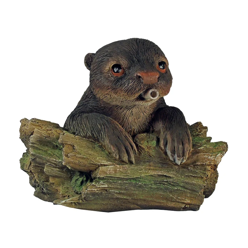 Gargouille flottante loutre 19CM - Cracheur pour petit jeu d'eau - Ubbink