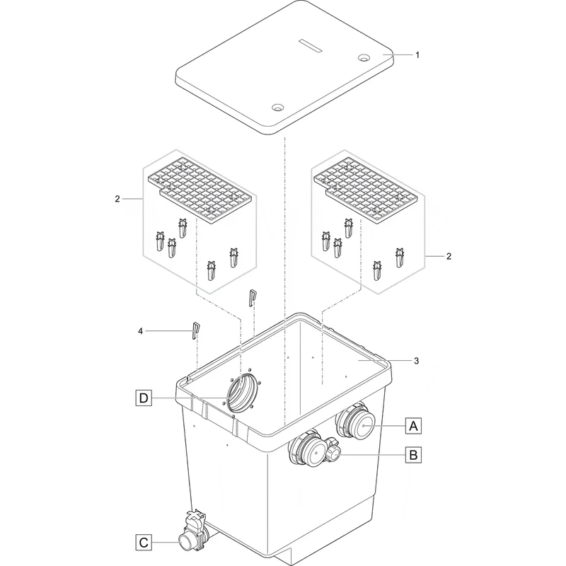 Pièces détachées pour Chambre pompe ProfiClear Compact/Classic