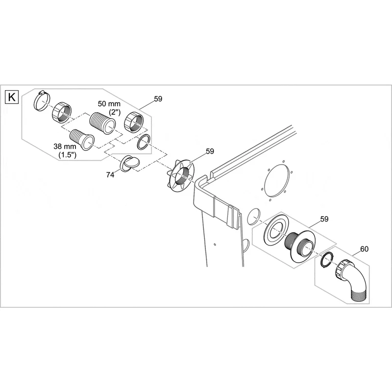 Pièces détachées pour ProfiClear Premium Compact-M grav. OC