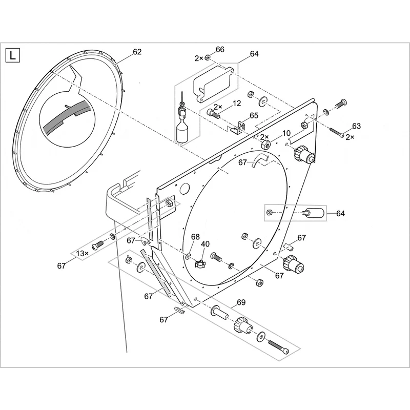 Pièces détachées pour ProfiClear Premium Compact-M grav. OC