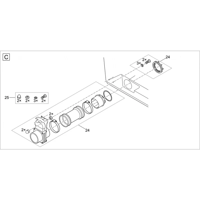 Pièces détachées pour ProfiClear Premium Compact-M pompage OC