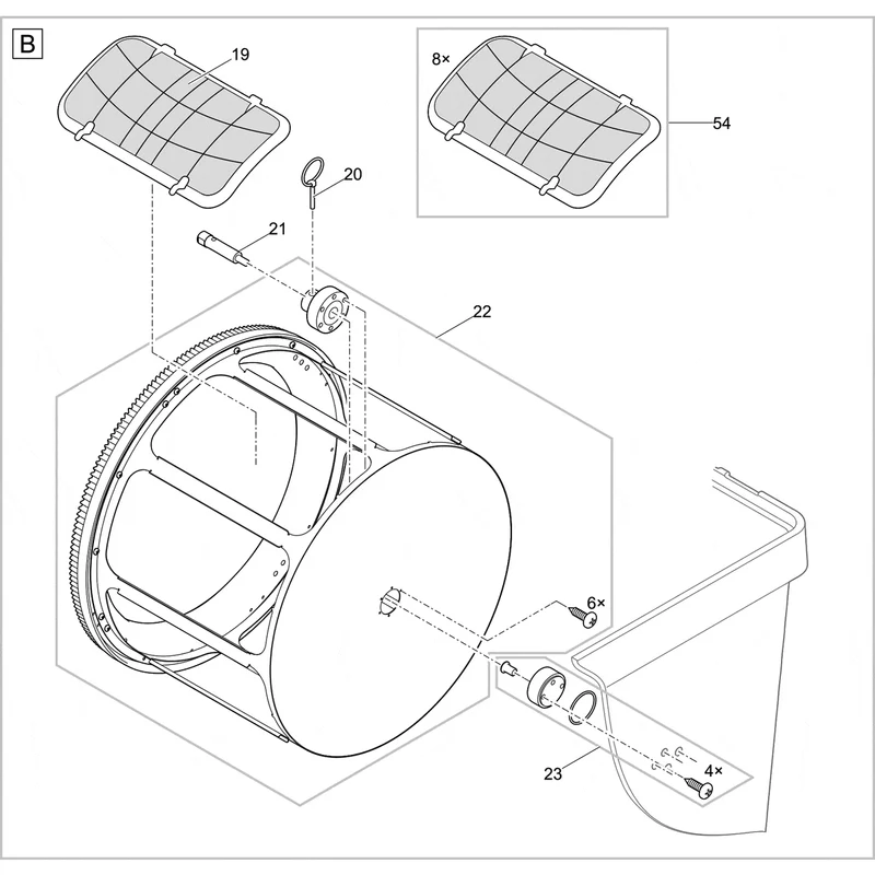 Pièces détachées pour ProfiClear Premium DF-L gravitaire OC