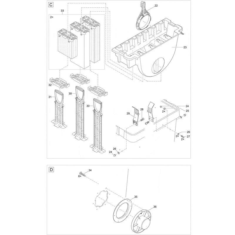 Pièces détachées pour BioTec Premium 80000 pompage OC