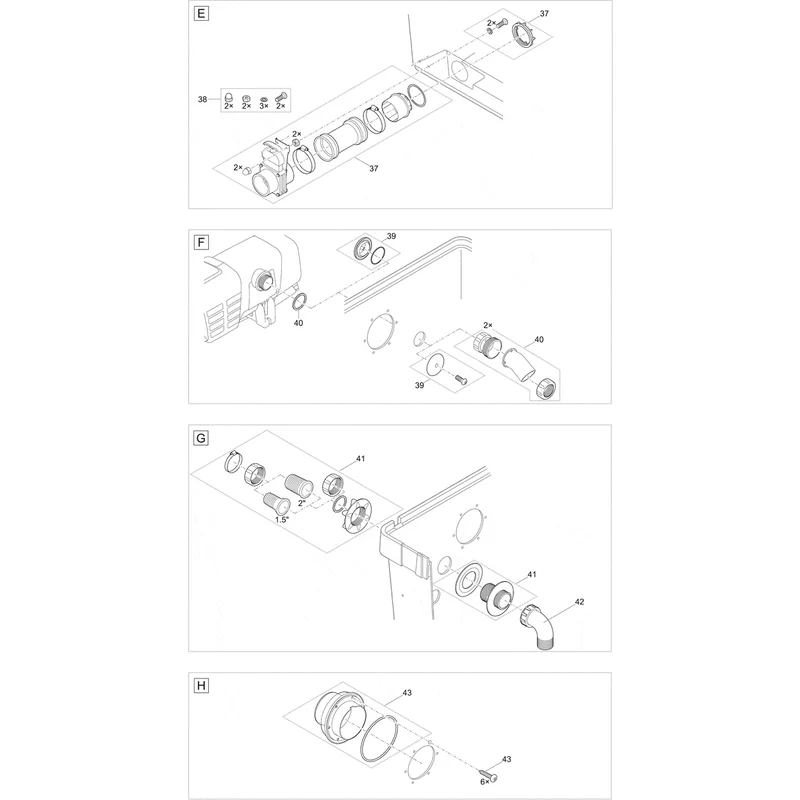 Pièces détachées pour BioTec Premium 80000 pompage OC