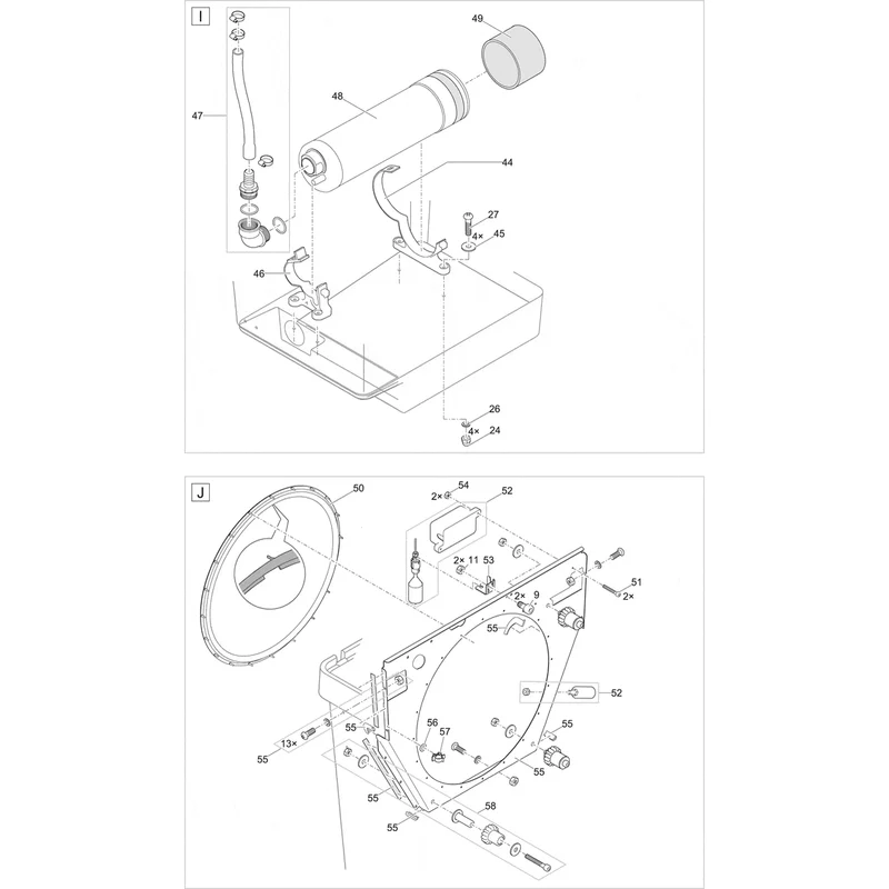 Pièces détachées pour BioTec Premium 80000 pompage OC