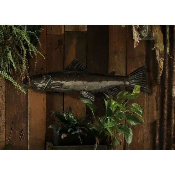 Truite - Poisson décoratif en métal recyclé