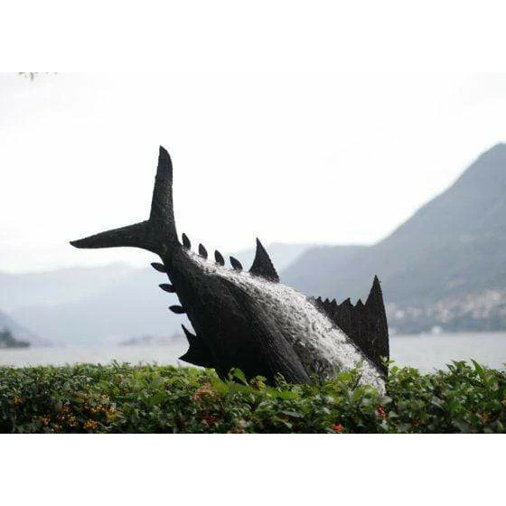 Thon - Poisson décoratif en métal recyclé