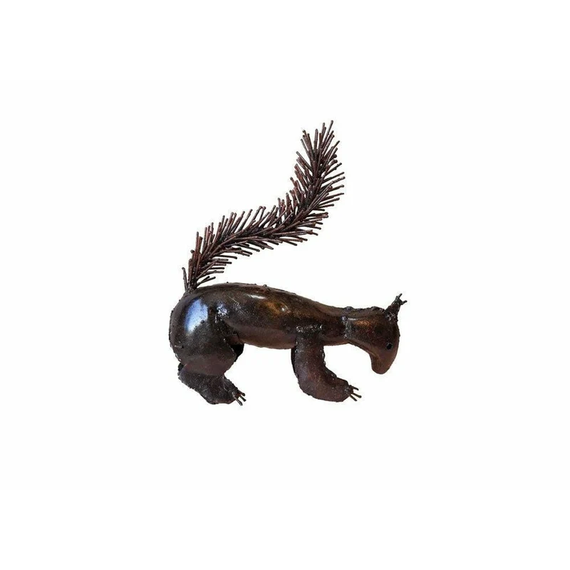 Ecureuil courant - Animal décoratif en métal recyclé