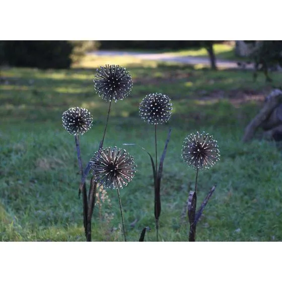 Fleur d’ail GM - Végétal décoratif en métal recyclé