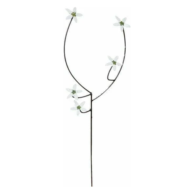 Fleur blanche - Végétal décoratif en métal recyclé