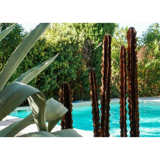 Cactus Cierge – set de 5 - Végétal décoratif en métal recyclé