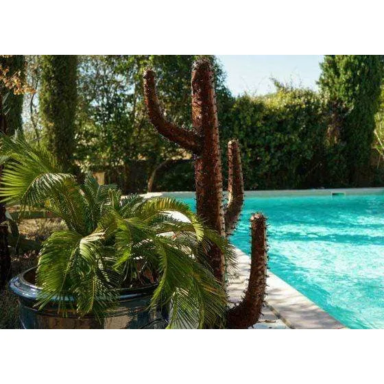 Cactus candélabre - Végétal décoratif en métal recyclé