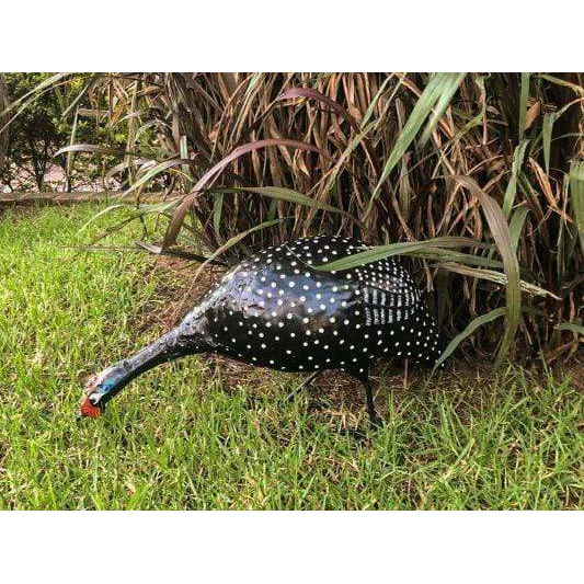 Pintade picore - Oiseau décoratif en métal recyclé