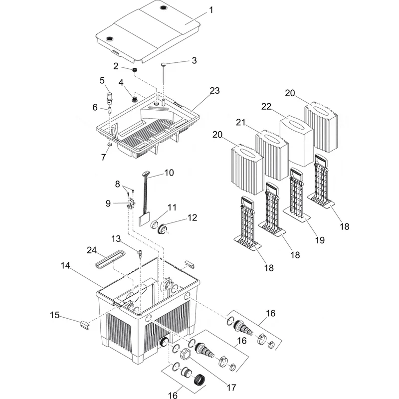 Pièces détachées pour BioSmart 18000