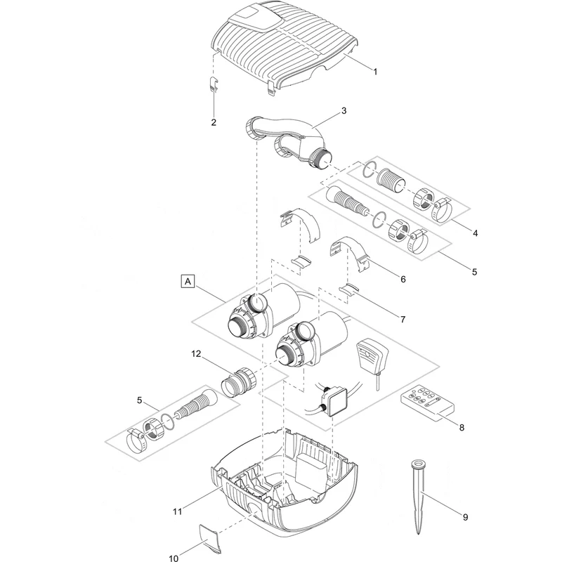 Pièces détachées pour AquaMax Eco Twin 20000